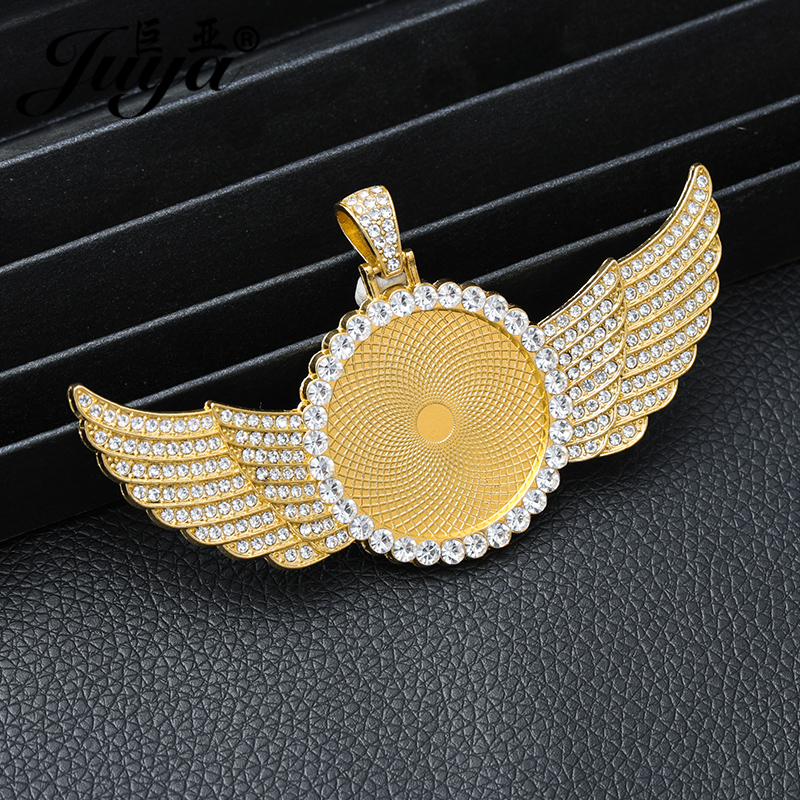 5PCS Blank Wings Pendant Setti - Bezels Set Pendant 评论和价格