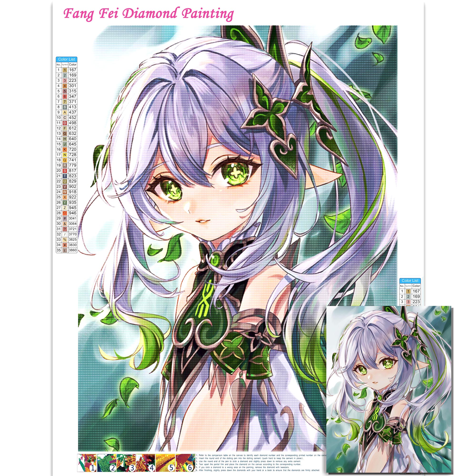 Anime Genshin Impact Full Dril - Resin Craft Genshin 评论和价格
