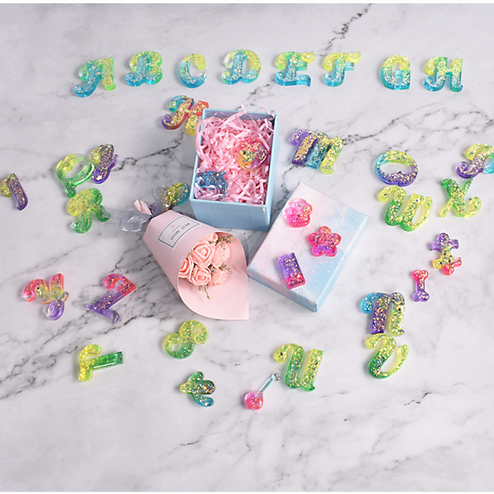 Alphabet Epoxy Resin Silicone  - Epoxy Uv Resin Kit 评论和价格