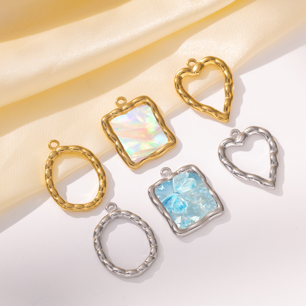 5pcs Stainless Steel Heart Rou - Resin Craft Projects 评论和价格