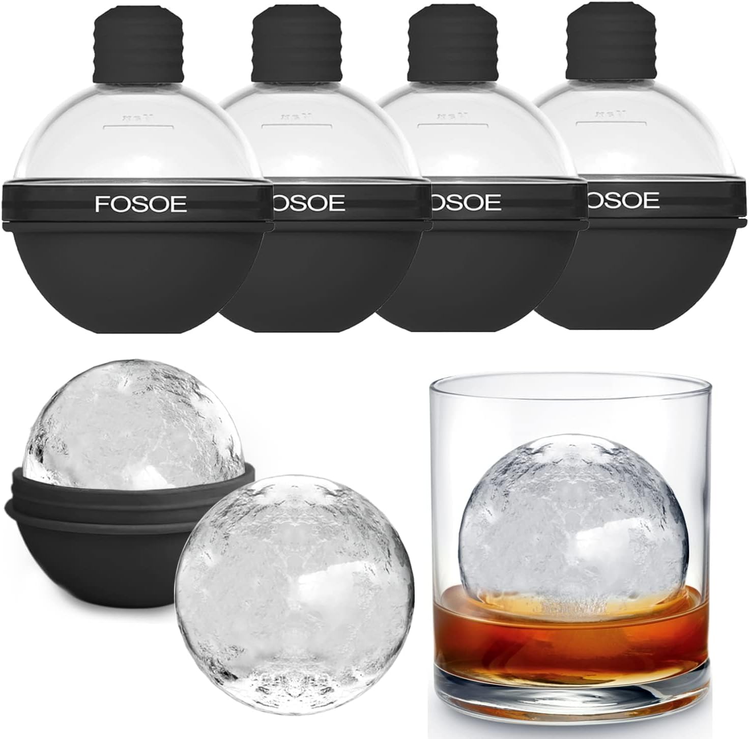 Silicone Ice Ball Molds for Wh - Coaster Mold Round 评论和价格