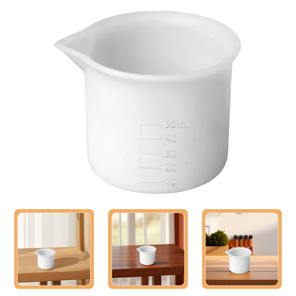 3Pcs 50Ml Silicone Measuring C - Mixing Cup Silicone 评论和价格
