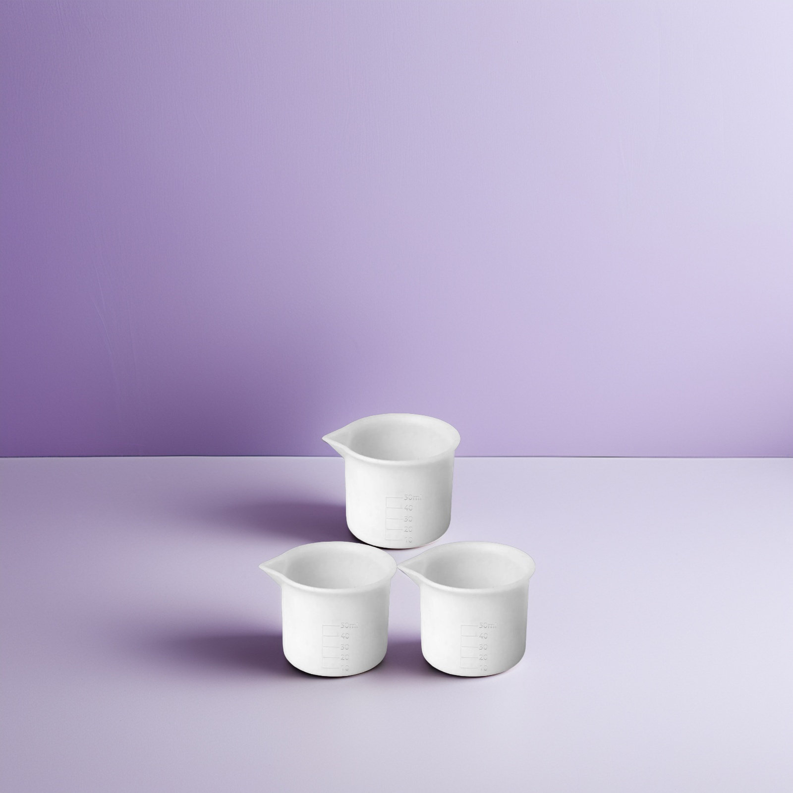 3Pcs 50Ml Silicone Measuring C - Mixing Cup Silicone 评论和价格