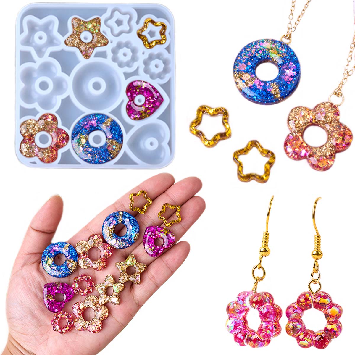 Handmade Press On Nails Transp - Resin Craft Material 评论和价格