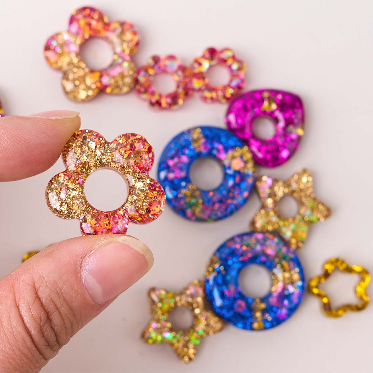 Handmade Press On Nails Transp - Resin Craft Material 评论和价格