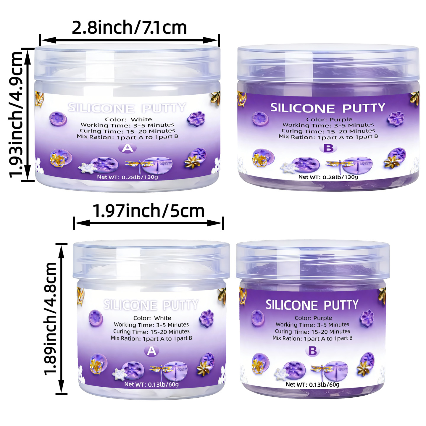 Silicone Putty - Flexible Sili - Resin Craft Projects 评论和价格