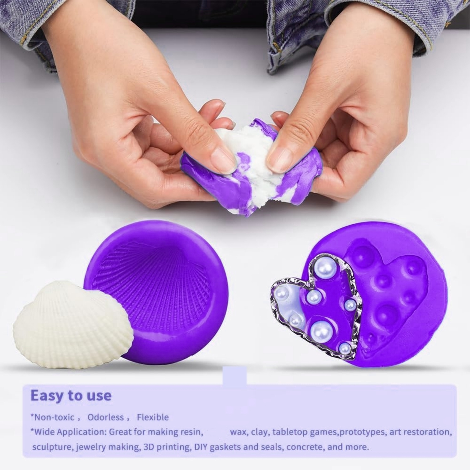 Silicone Putty - Flexible Sili - Resin Craft Projects 评论和价格