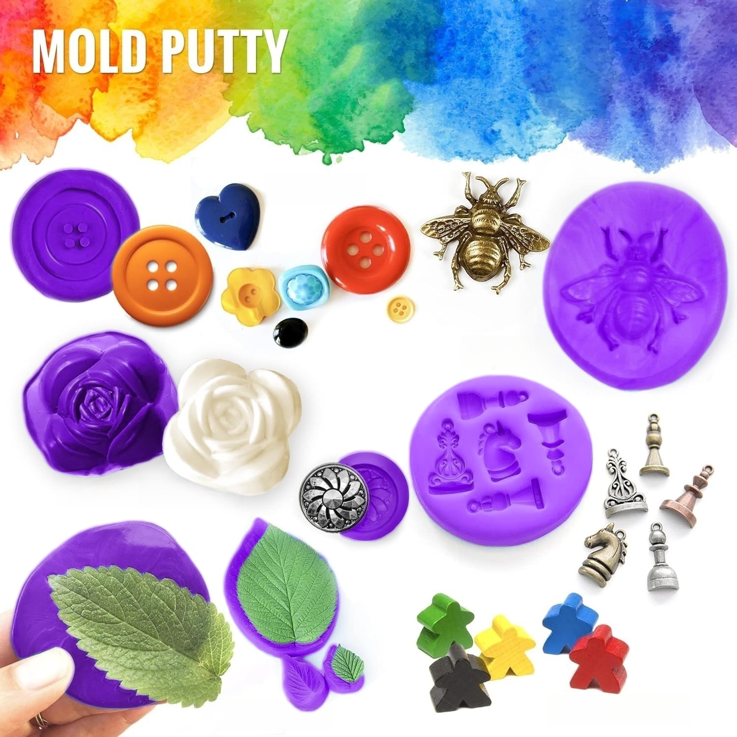 Silicone Putty - Flexible Sili - Resin Craft Projects 评论和价格
