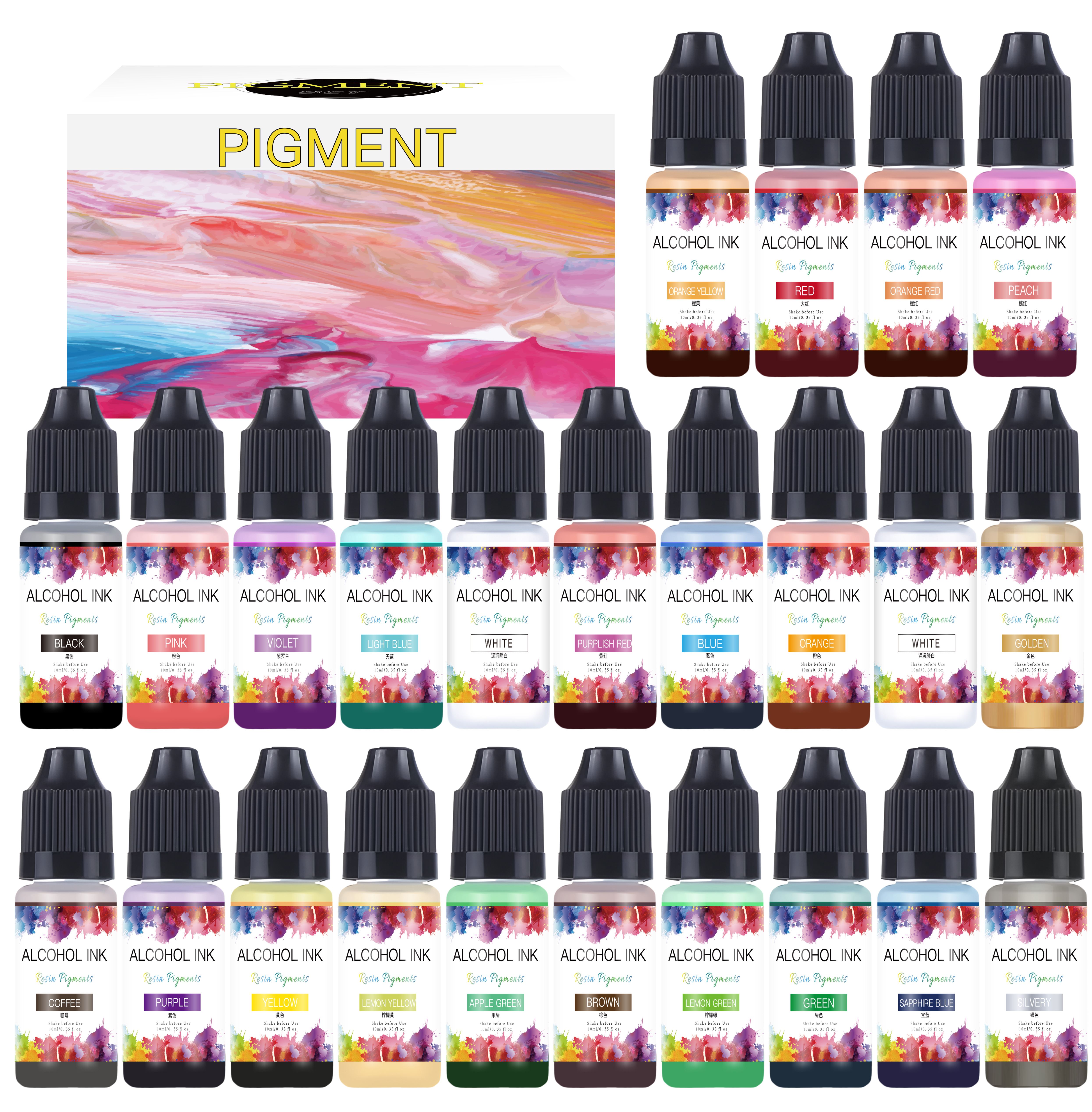10ml Alcohol Ink Art Epoxy Res - Resin Dye Alcohol 评论和价格