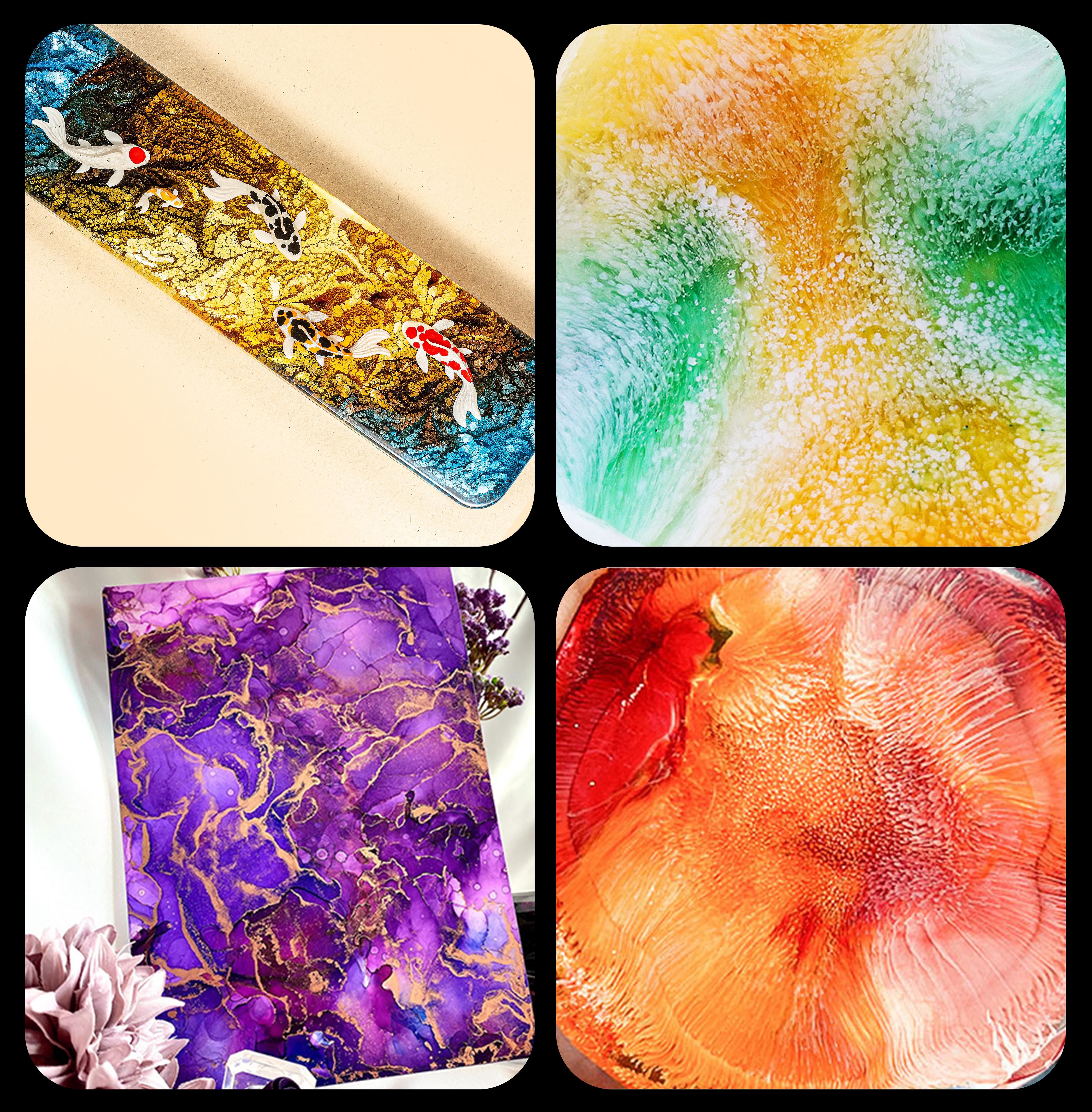 10ml Alcohol Ink Art Epoxy Res - Resin Dye Alcohol 评论和价格