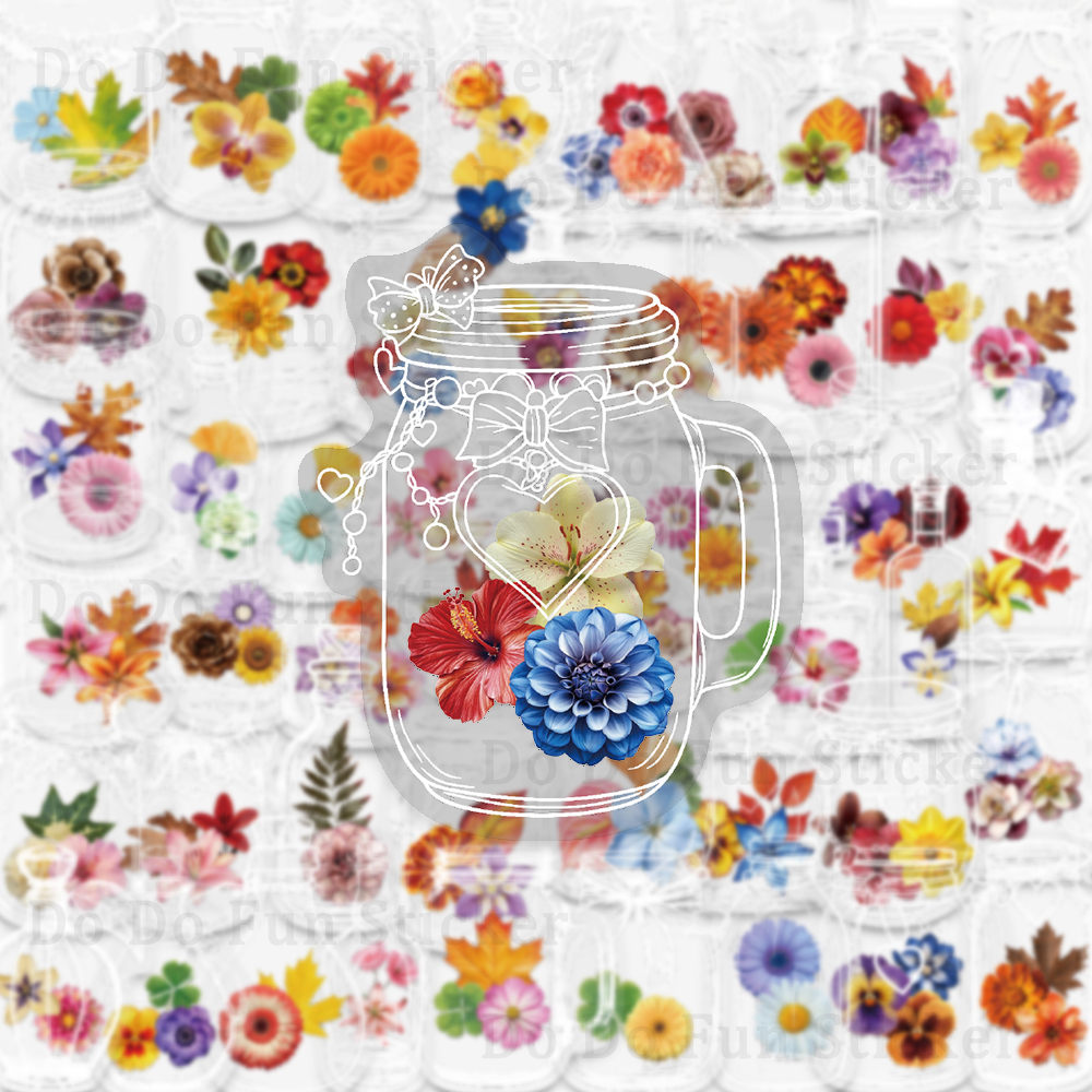 50PCS Glass Bottles with Dried - Dried Flower Bulk 评论和价格