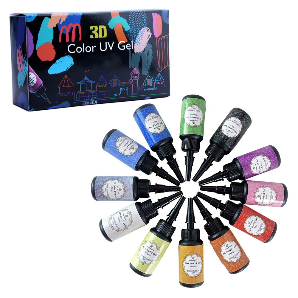 12 Colors UV Epoxy Resin, 3D C - Epoxy Uv Resin Kit 评论和价格
