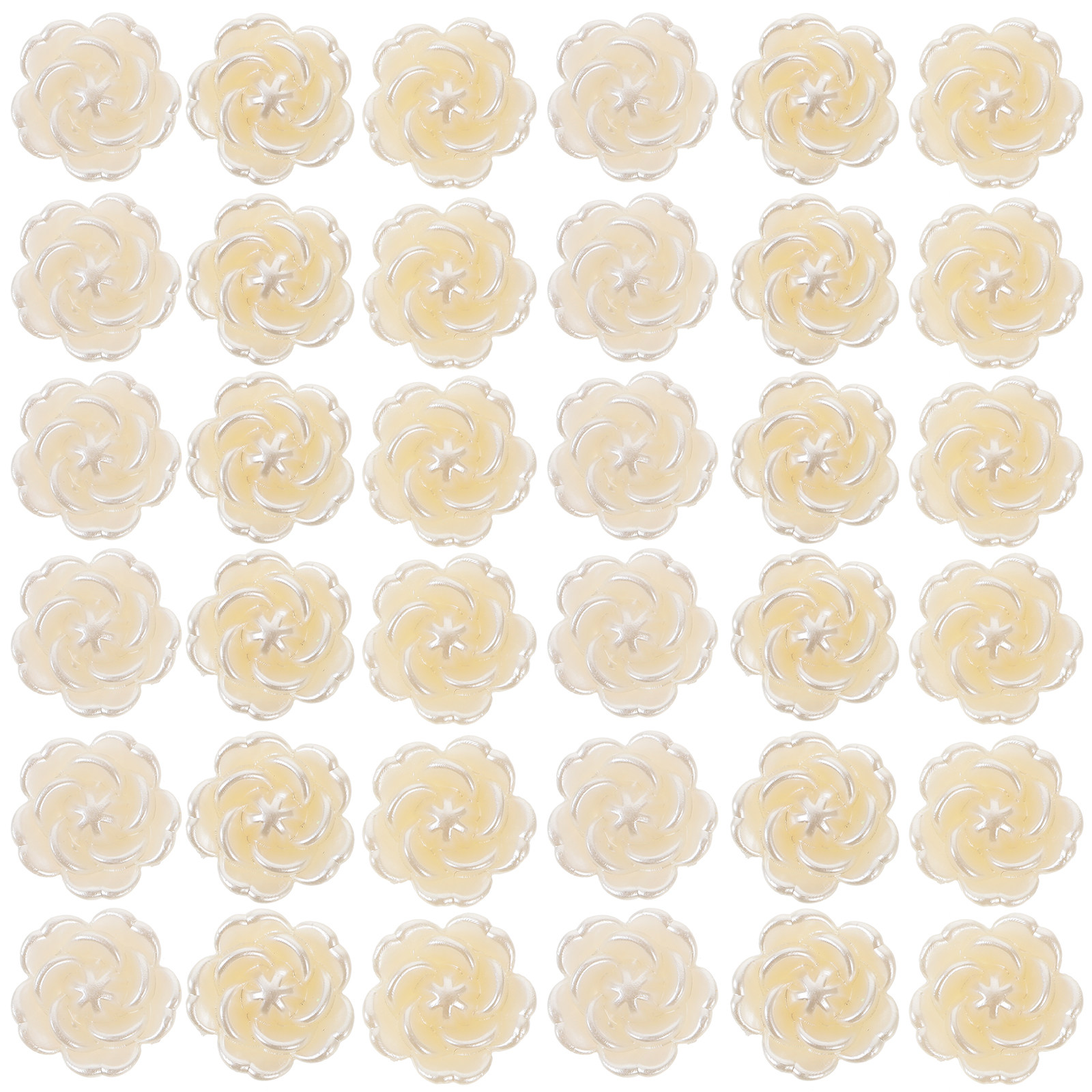 100Pcs Resin Rose Charms Handc - Resin Craft Material 评论和价格