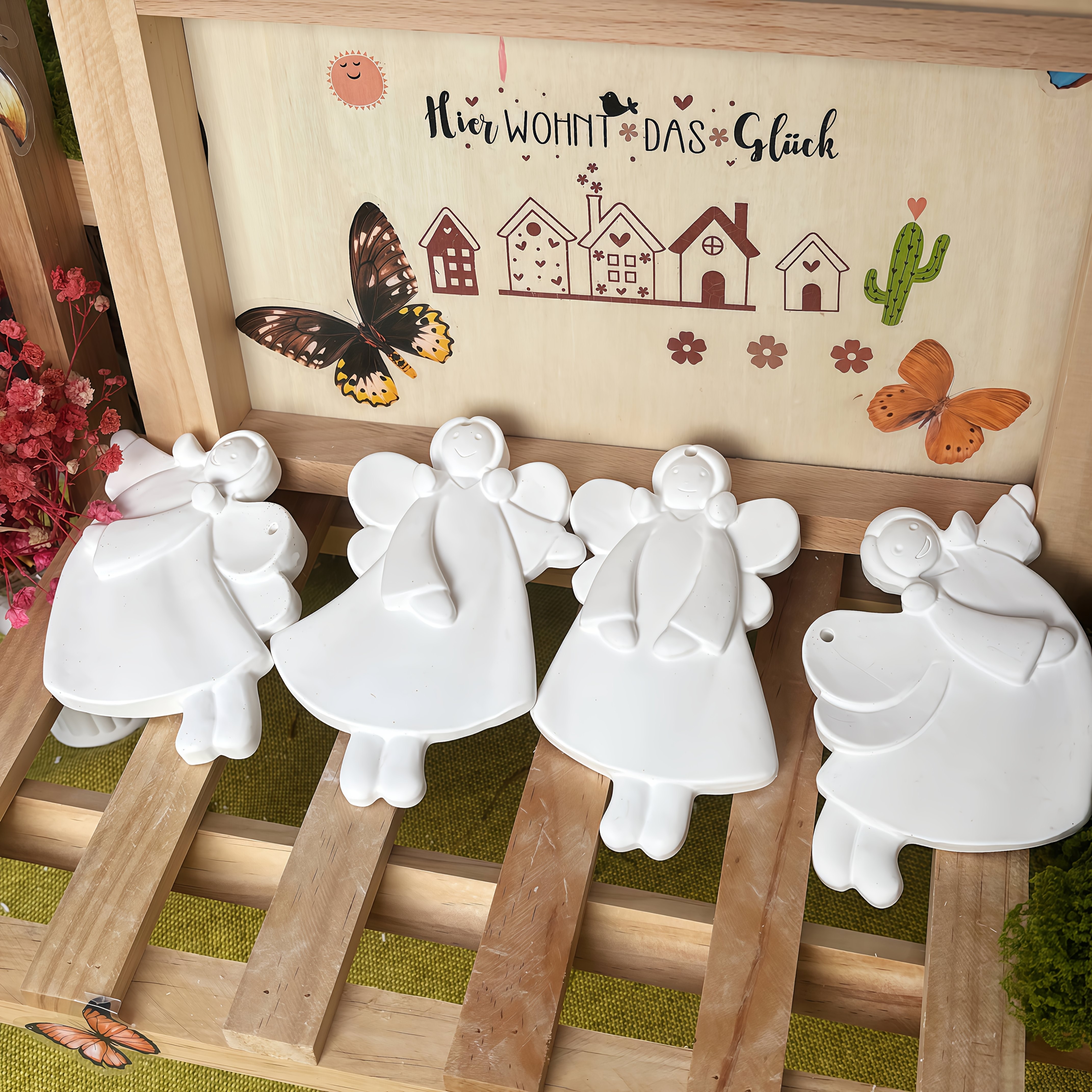 4pcs Angel Pendant Mold, Resin - Resin Craft Ideas 评论和价格