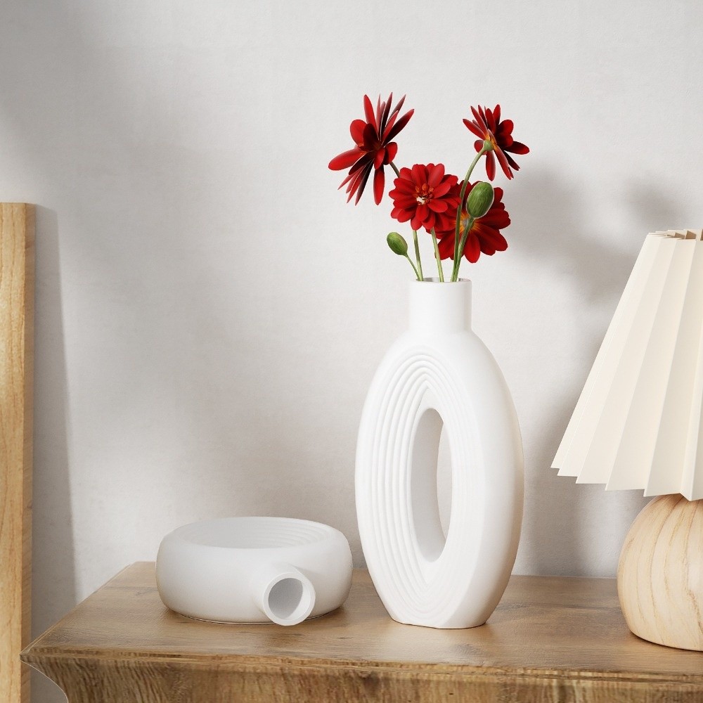 Oval Stripe Silicone Vase Mold - Resin Craft Workshop 评论和价格