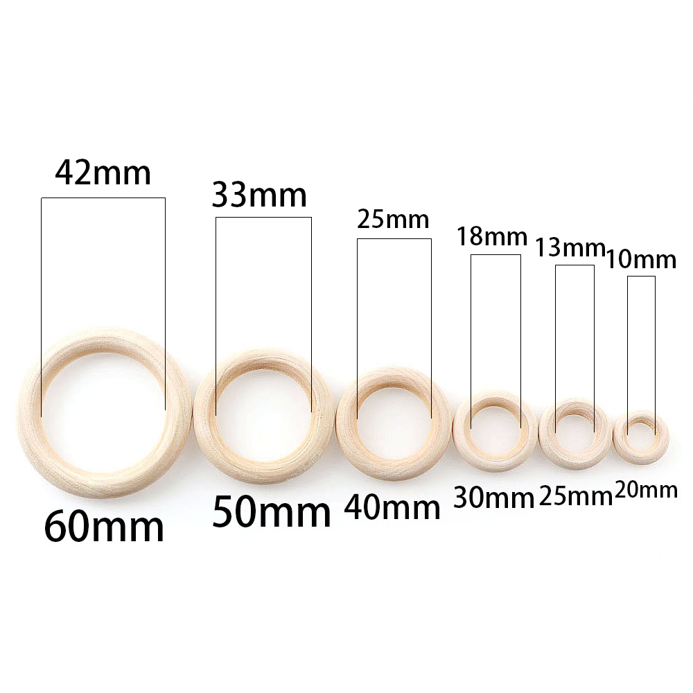 Unfinished Wooden Rings 20-60m - Wood Ring Blank 评论和价格