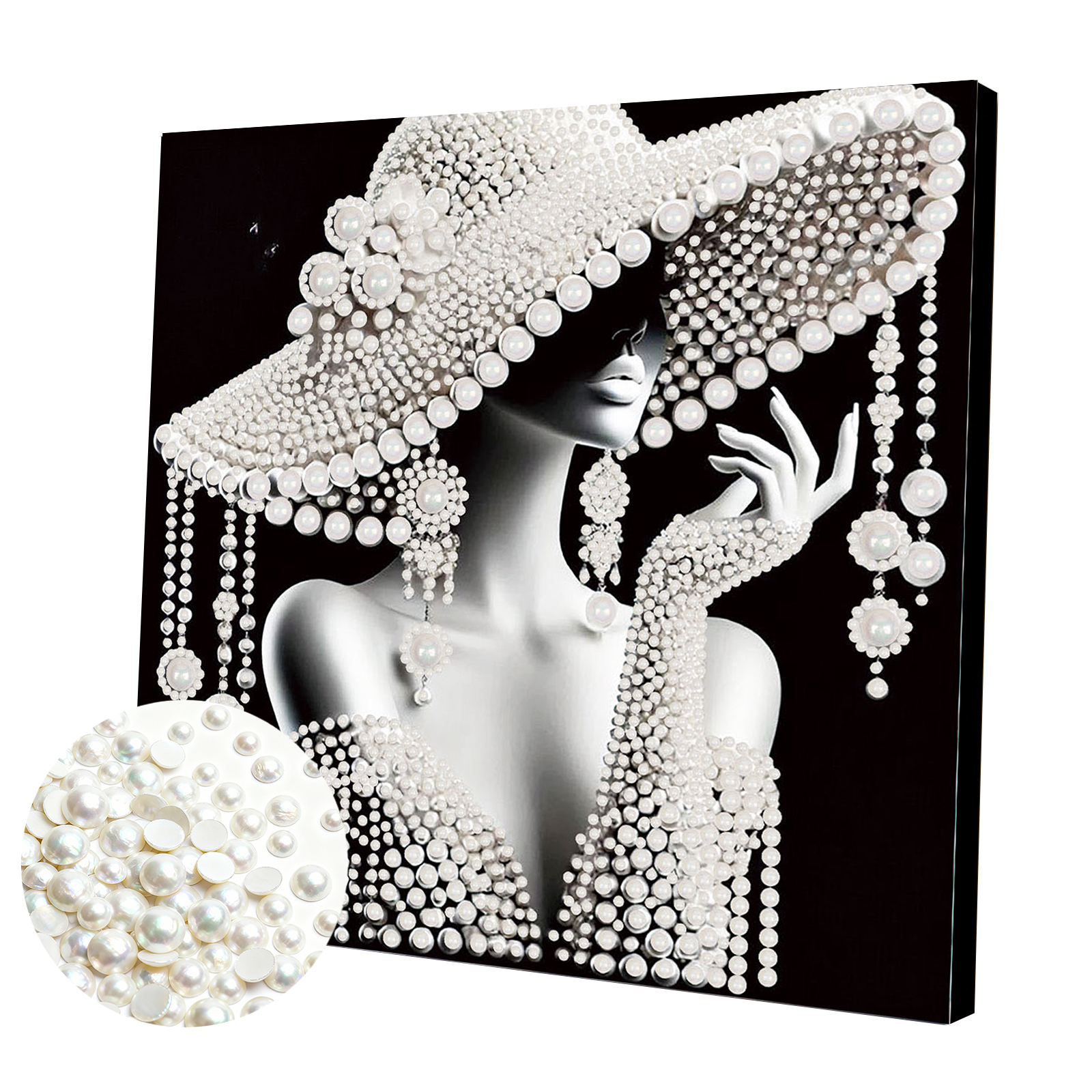 DIY Ladies Pearl Painting Art  - Resin Craft For Beginners 评论和价格