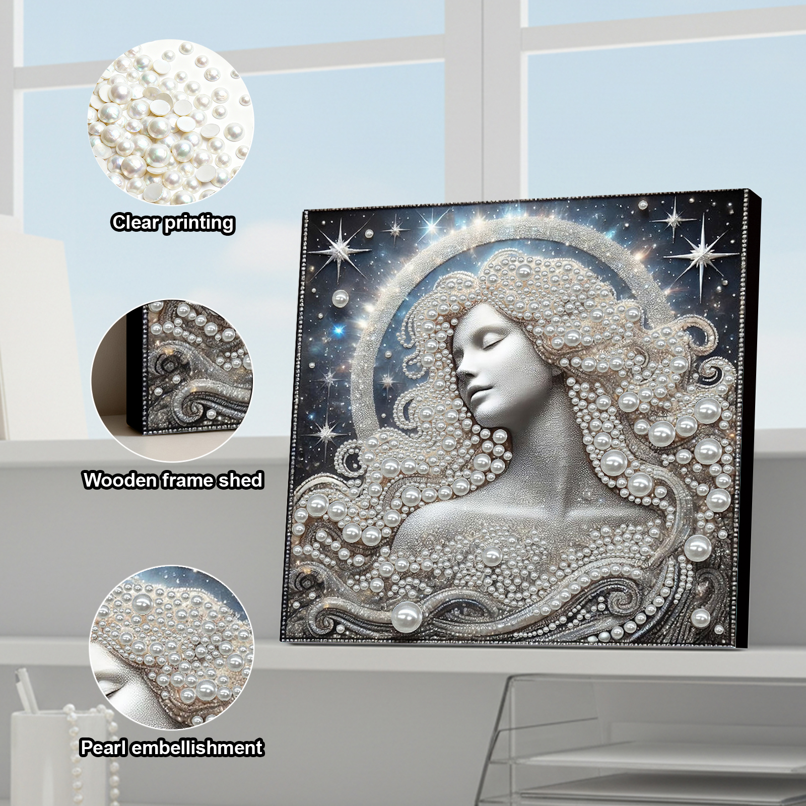DIY Ladies Pearl Painting Art  - Resin Craft For Beginners 评论和价格