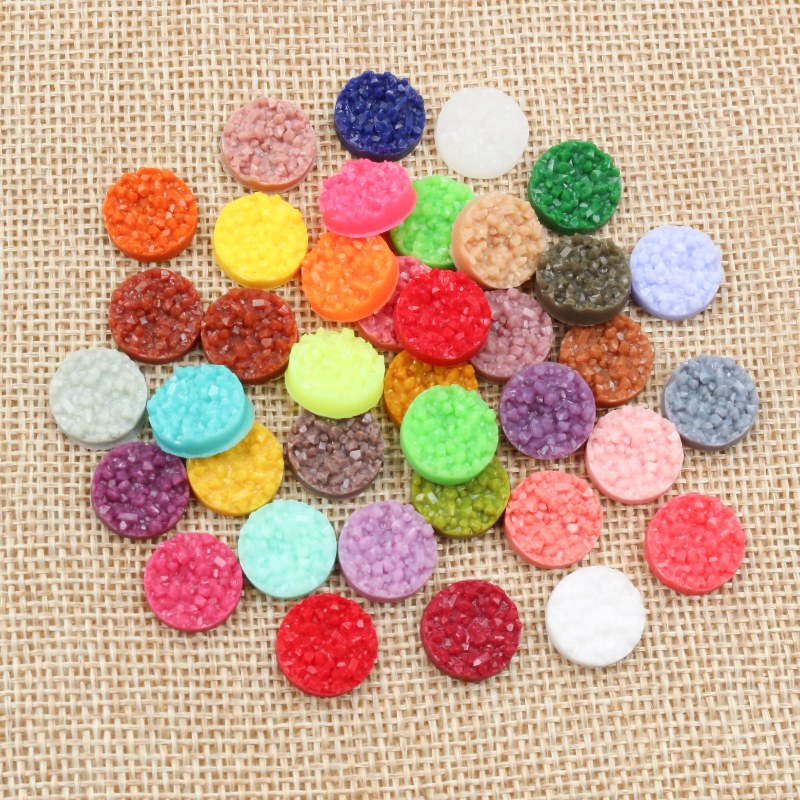 40pcs Resin Druzy Cabochons Do - Resin Craft Projects 评论和价格