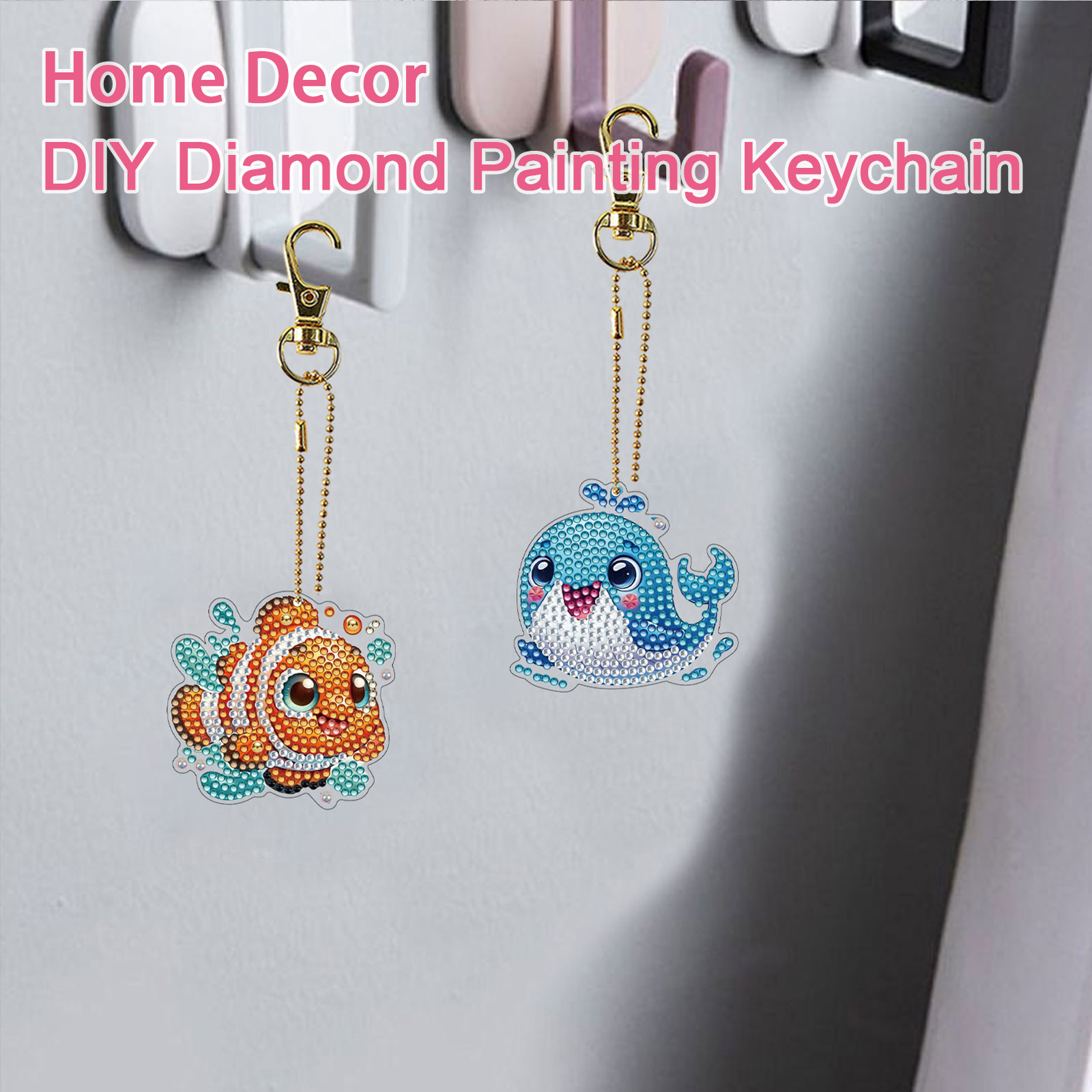 15Pcs DiY Diamond Art Keychain - Resin Craft For Beginners 评论和价格