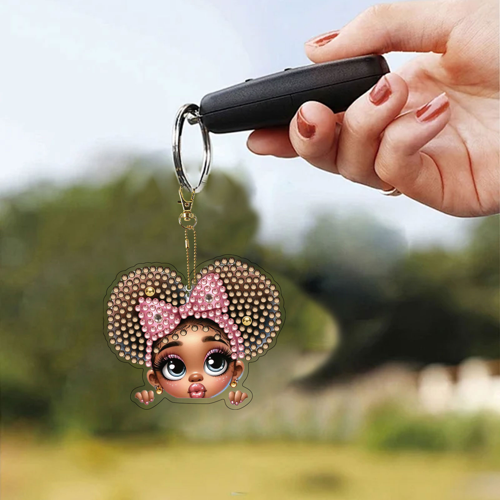 15Pcs DiY Diamond Art Keychain - Resin Craft For Beginners 评论和价格