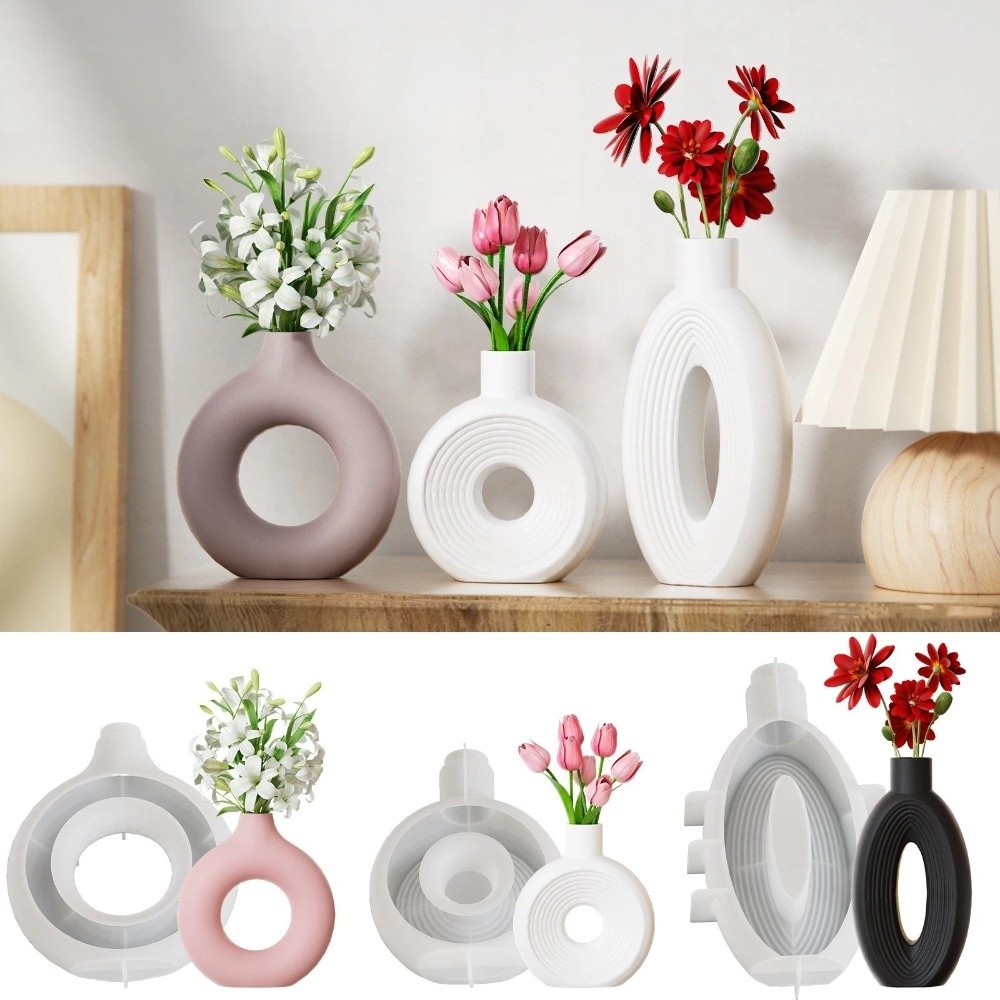 Modern Oval Stripe Silicone Va - Resin Craft Workshop 评论和价格