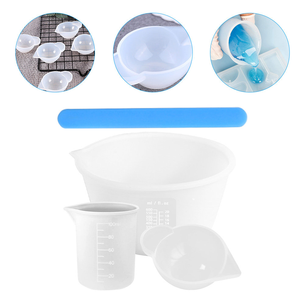 1Set Silicone Resin Measuring  - Mixing Cup Silicone 评论和价格