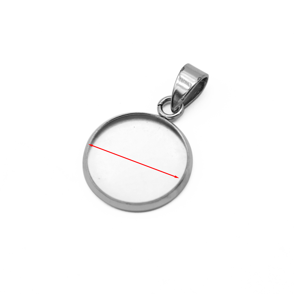 10pcs 316 Stainless Steel 6~20 - Bezels Set Pendant 评论和价格