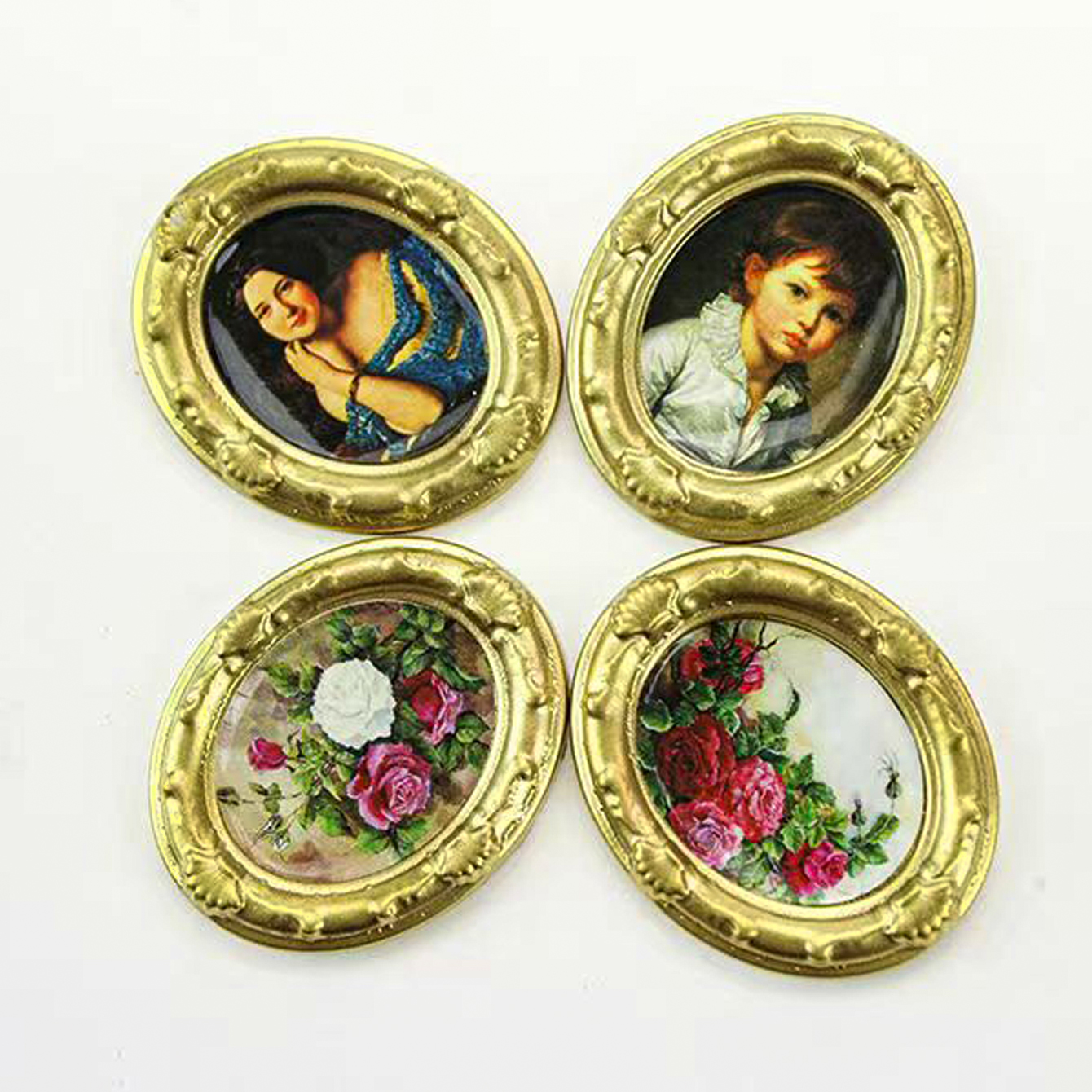 2 pieces of miniature oil pain - Resin Crafts 评论和价格