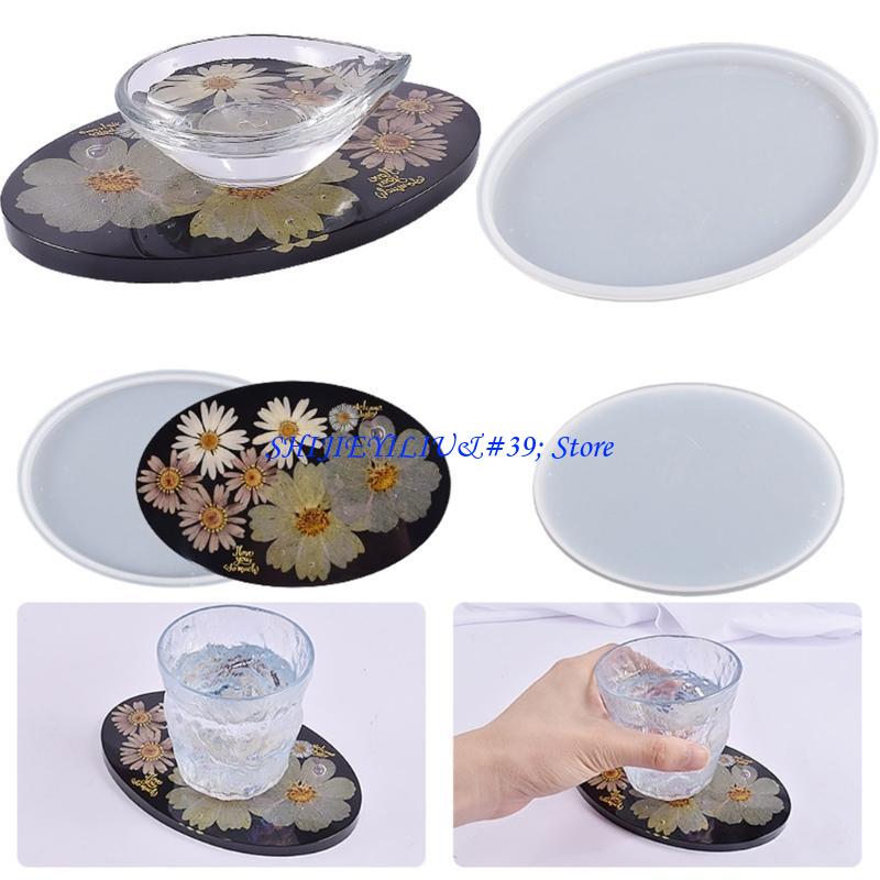 E21F Oval Mirror Mold for DIY  - Geode Mold Silicone 评论和价格