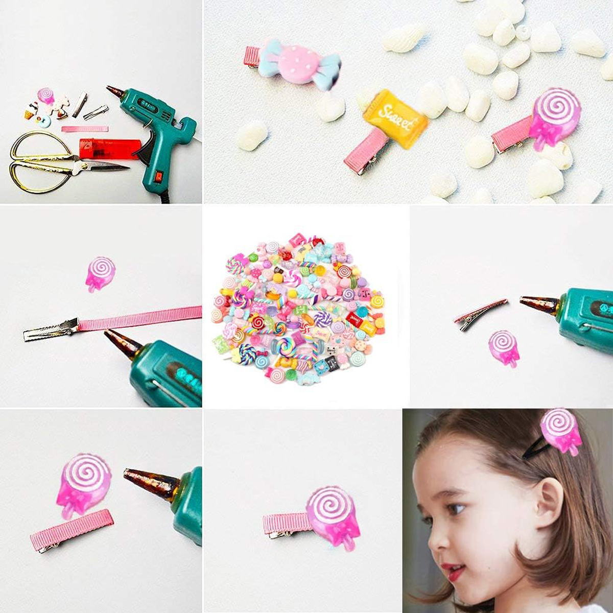 30pcs Random Candy Slime Charm - Resin Craft Projects 评论和价格