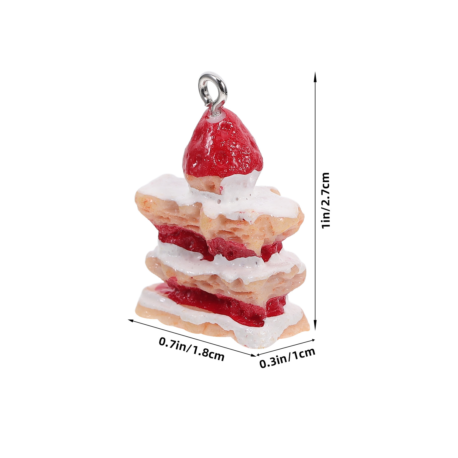 10Pcs Lifelike 3D Strawberry C - Resin Crafts 评论和价格