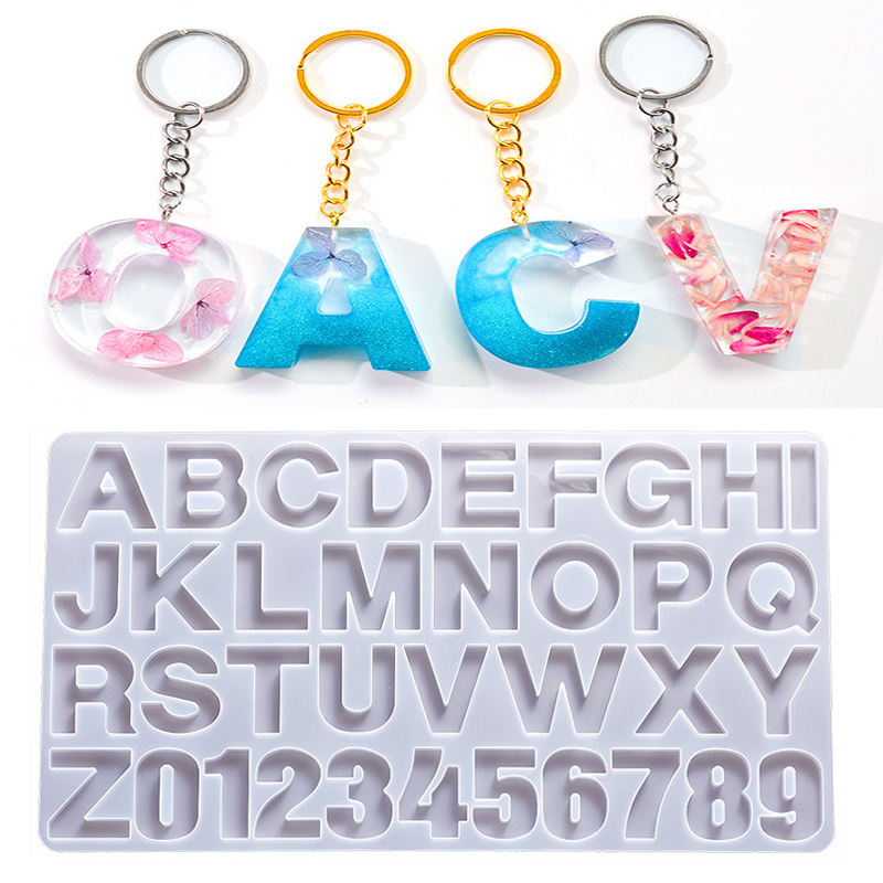 Alphabet Epoxy Resin Silicone  - Epoxy Uv Resin Kit 评论和价格