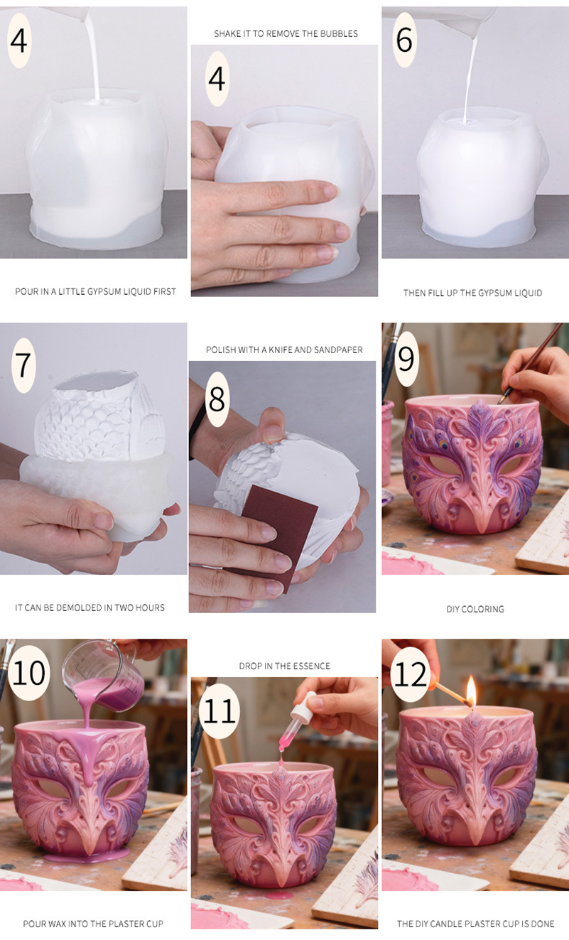 Resin Drip Candle Cups  Cement - Resin Craft Workshop 评论和价格