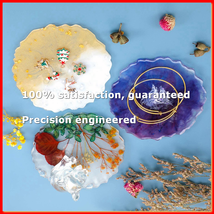 6 Pieces Resin Coaster Mold La - Geode Mold Silicone 评论和价格