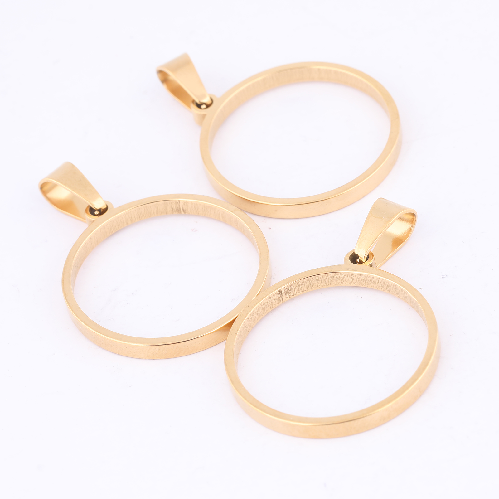 10pcs 25mm Round Open Bezel Ch - Resin Craft Projects 评论和价格