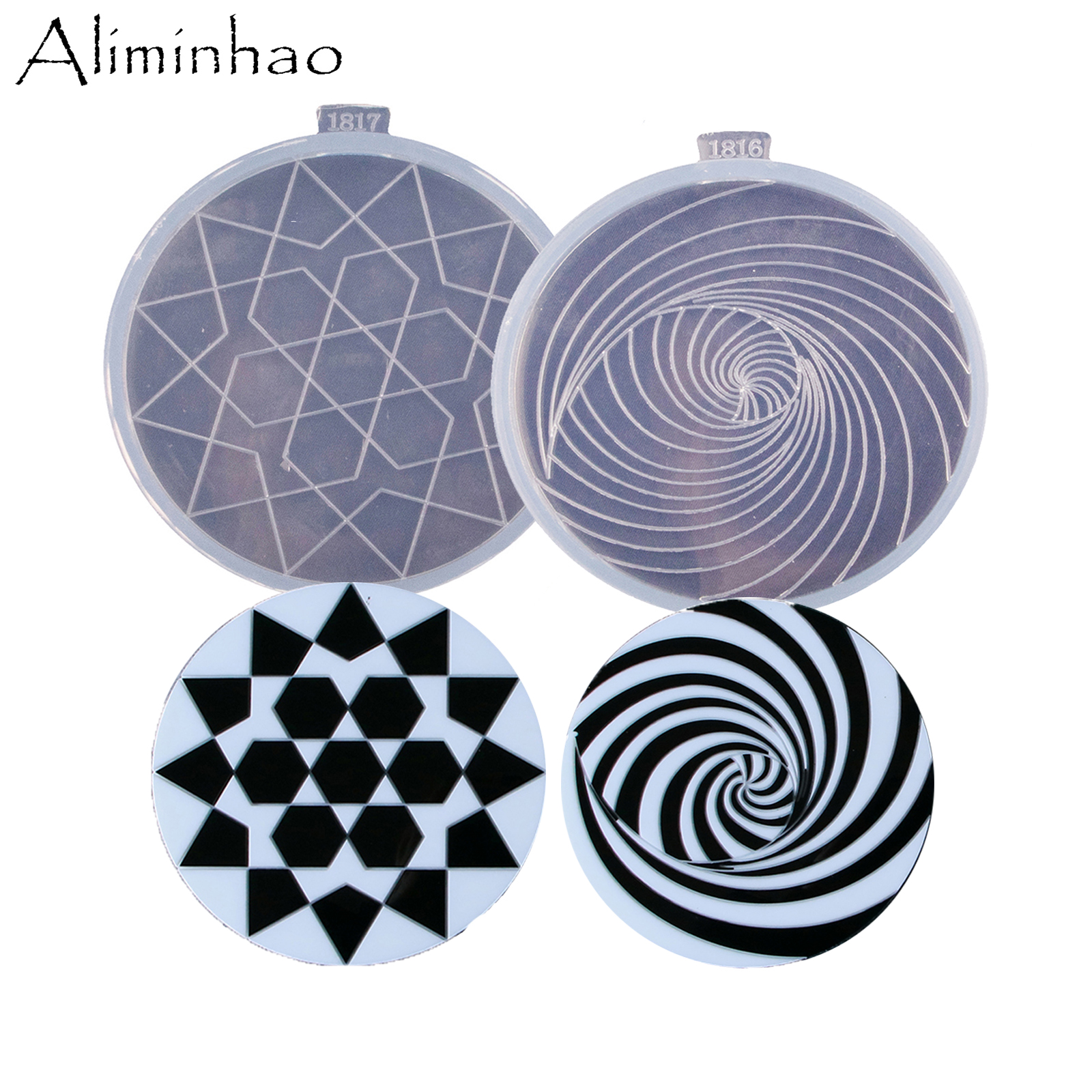 DY1817 Shiny 4.9 inch Geode Co - Geode Mold Silicone 评论和价格