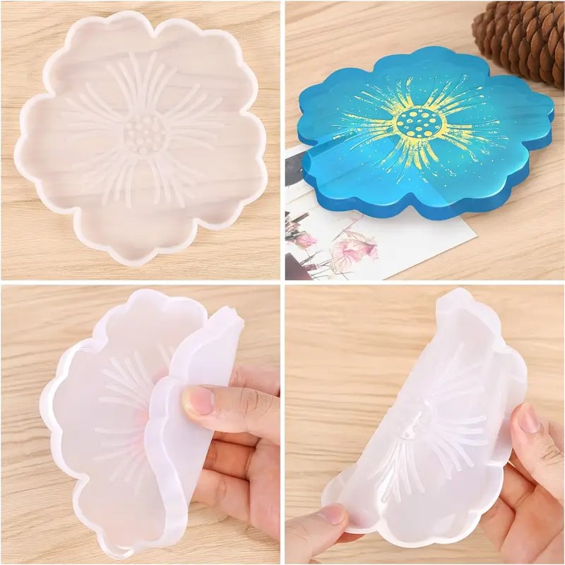 diy sakura shaped resin mold - - Geode Mold Silicone 评论和价格