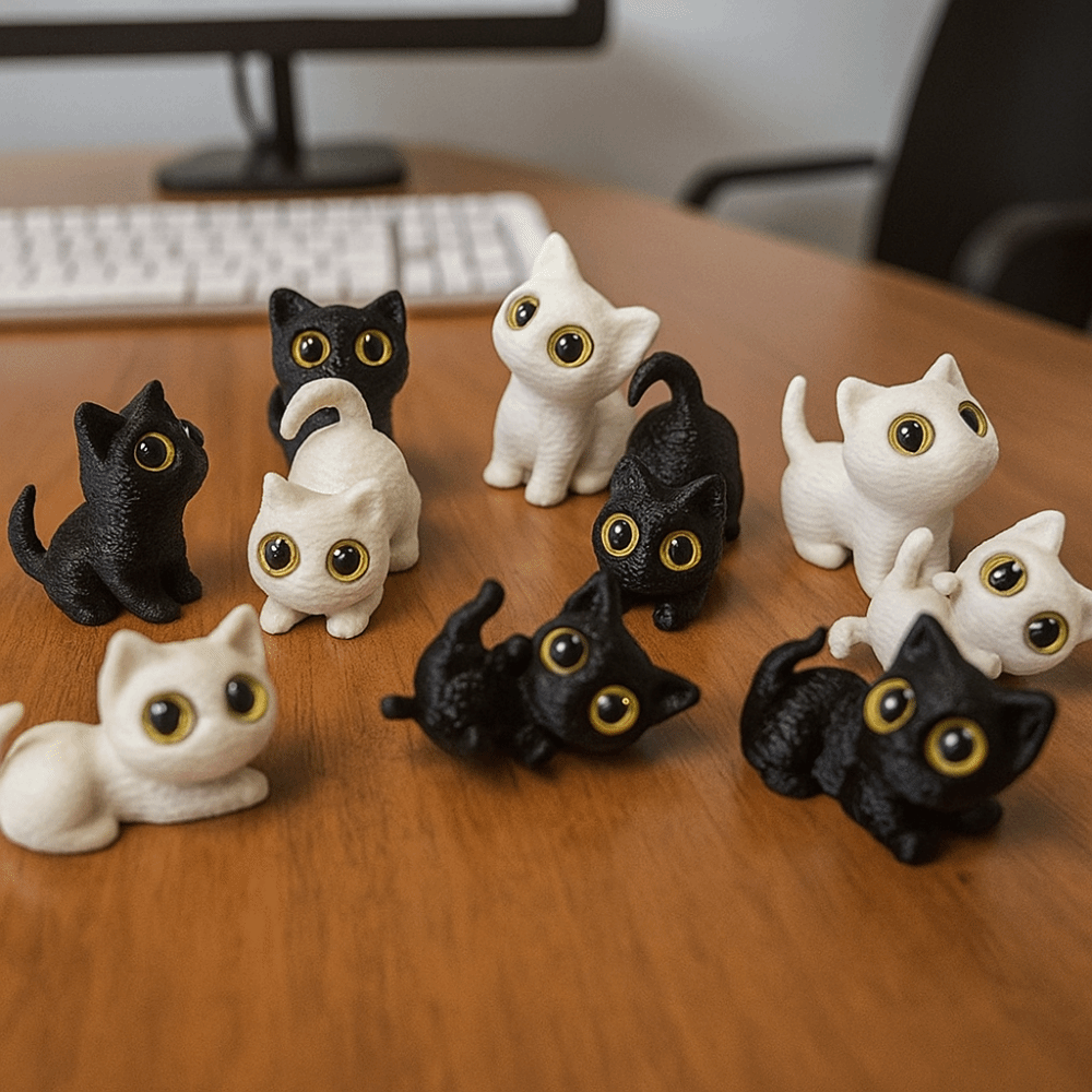 PLA Halloween Cat Anime Figure - Resin Craft Ideas 评论和价格
