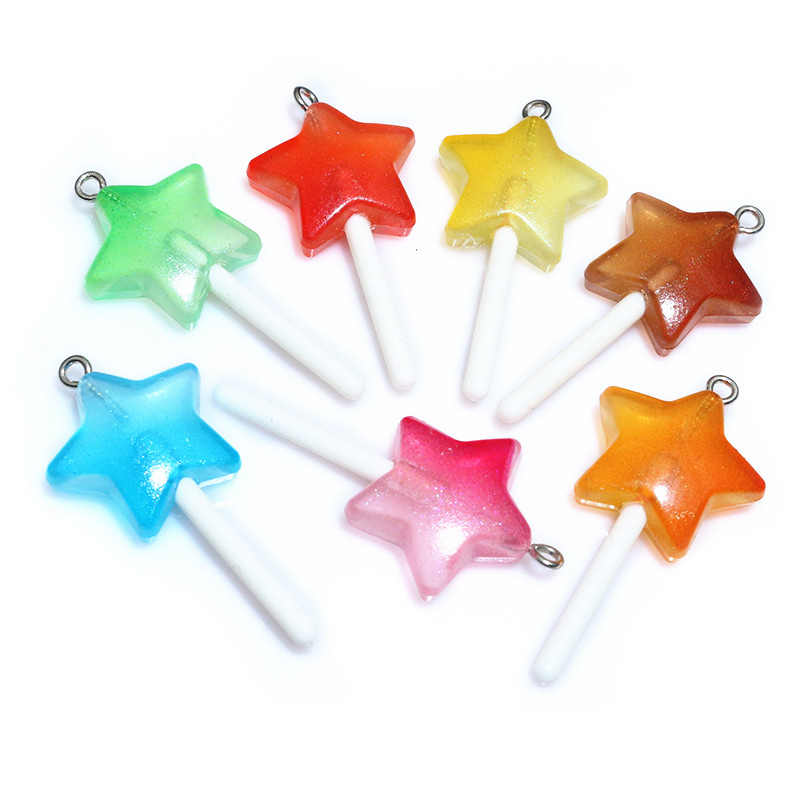 10pcs Resin Pendants Shiny Rou - Resin Craft Projects 评论和价格