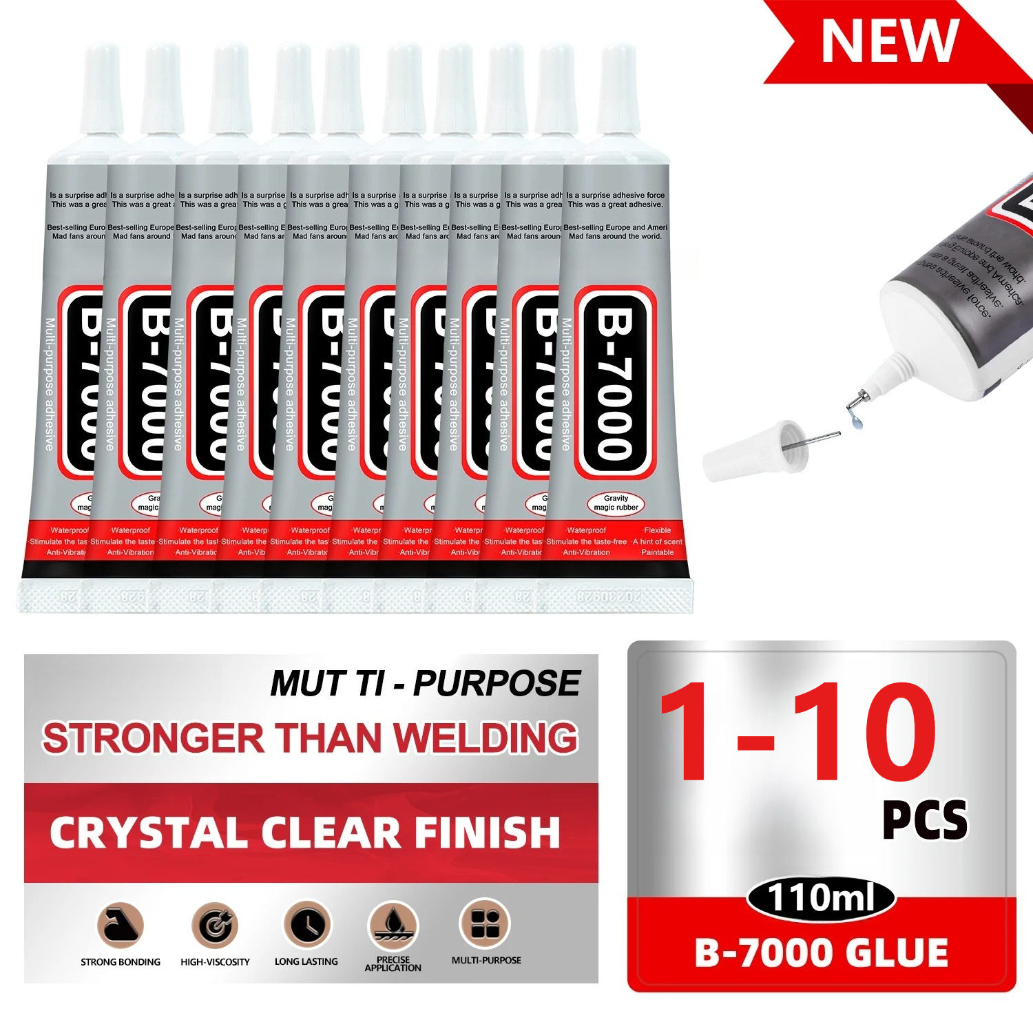 Super Glue B-7000 Loolifl 1-10 - Resin Crafts 评论和价格