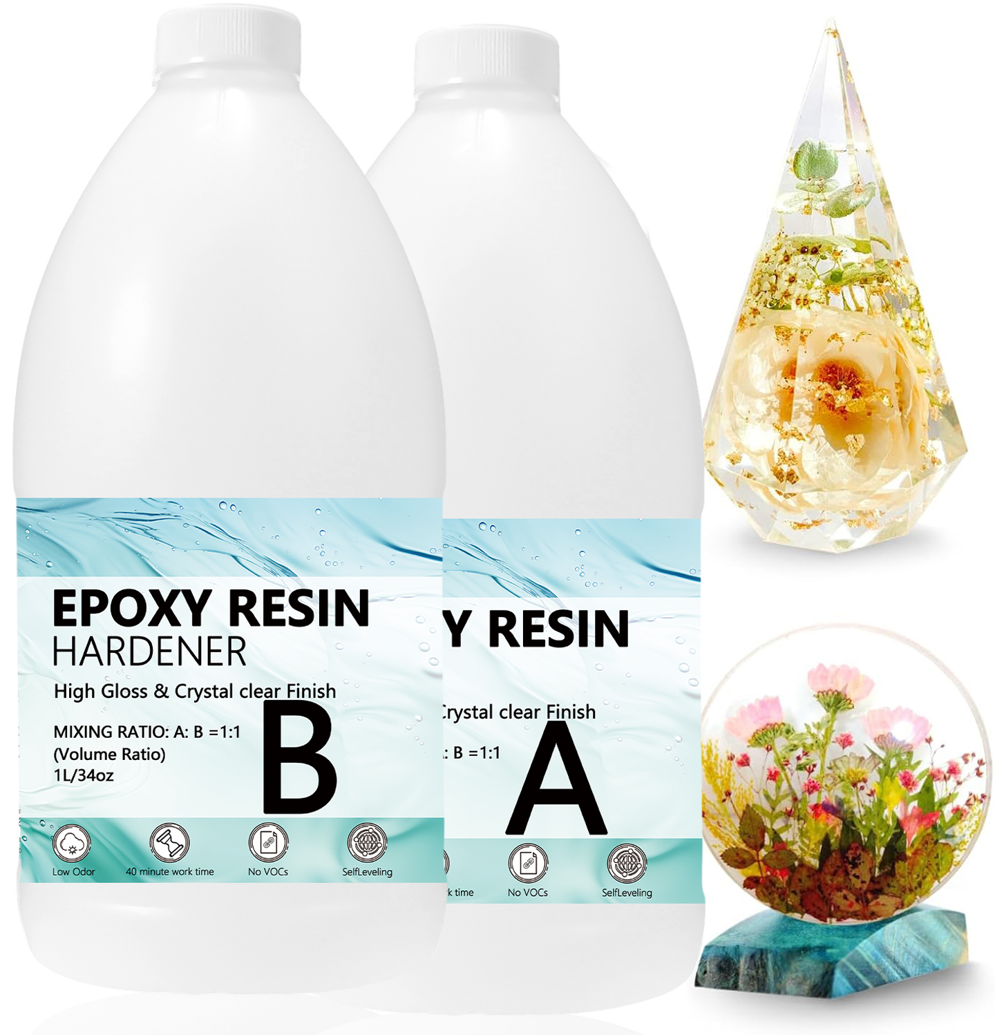 Epoxy Resin Kits Set, Art Kit  - Resin Craft For Beginners 评论和价格