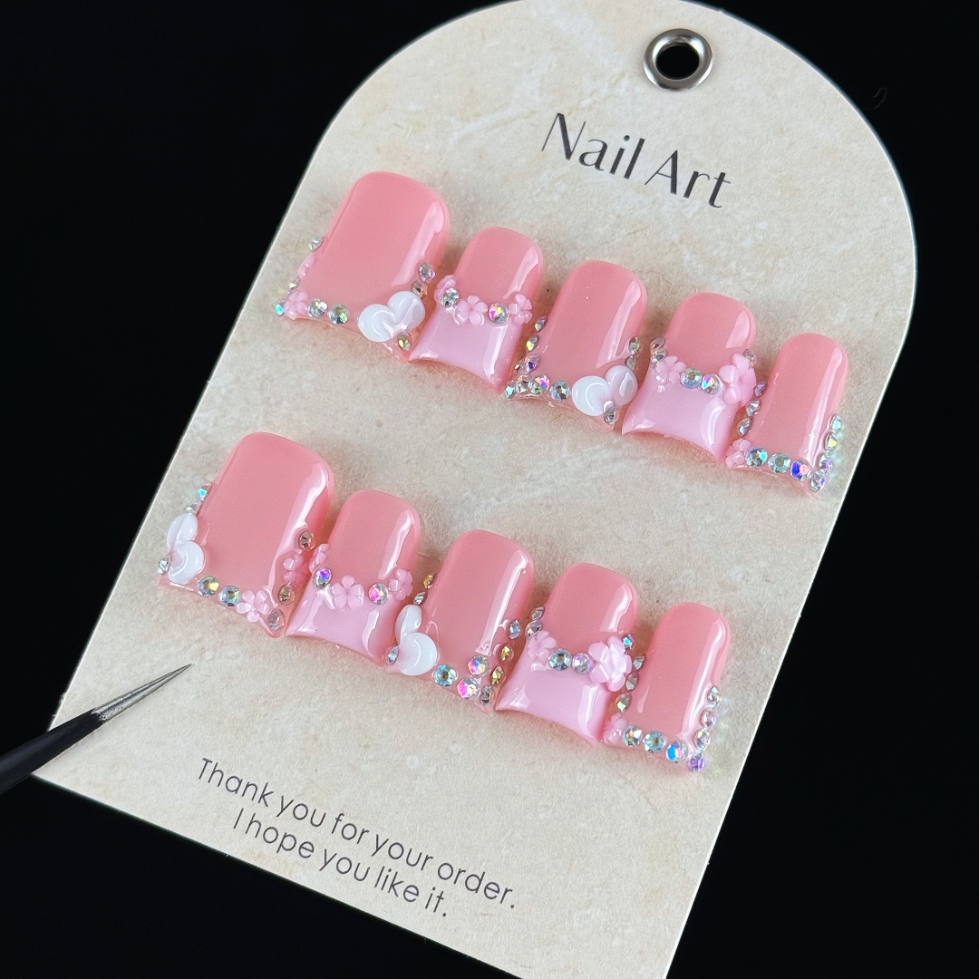 10pcs high-end Pink girl style - Resin Craft Material 评论和价格
