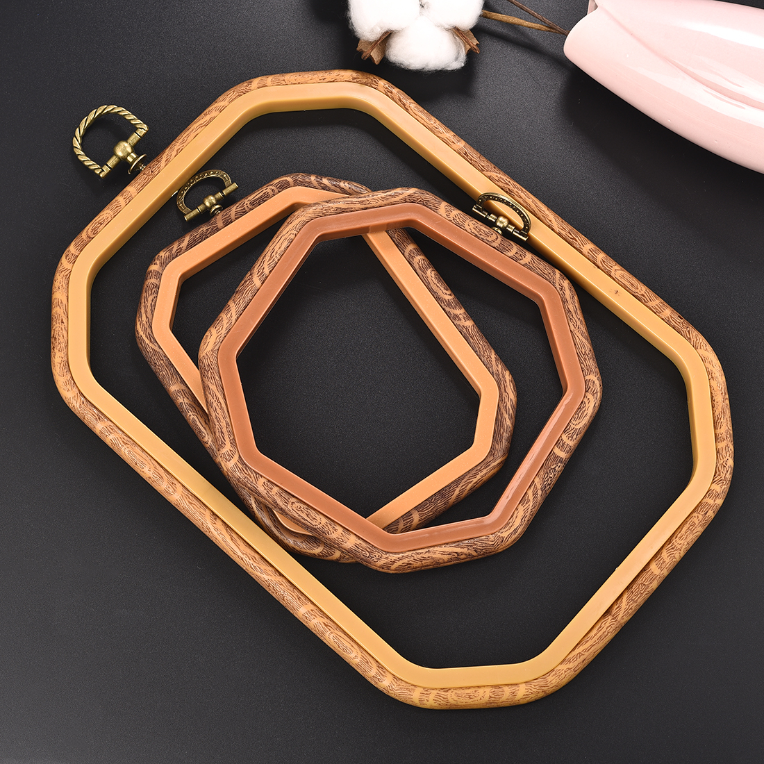 Imitated Wood Round,Oval Diffe - Wood Ring Blank 评论和价格