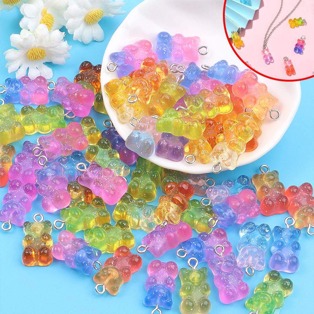 10/30/60pcs Dual Color Resin B - Resin Craft Projects 评论和价格