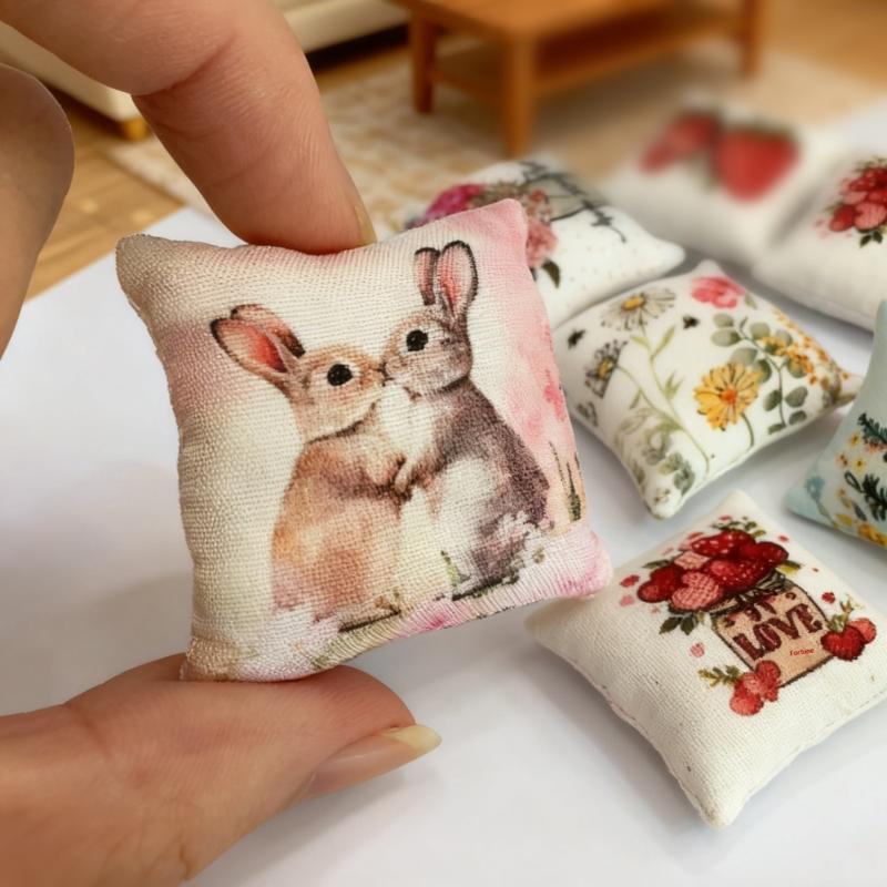 2Pcs Dollhouse Bedroom Sofa Sc - Resin Crafts 评论和价格