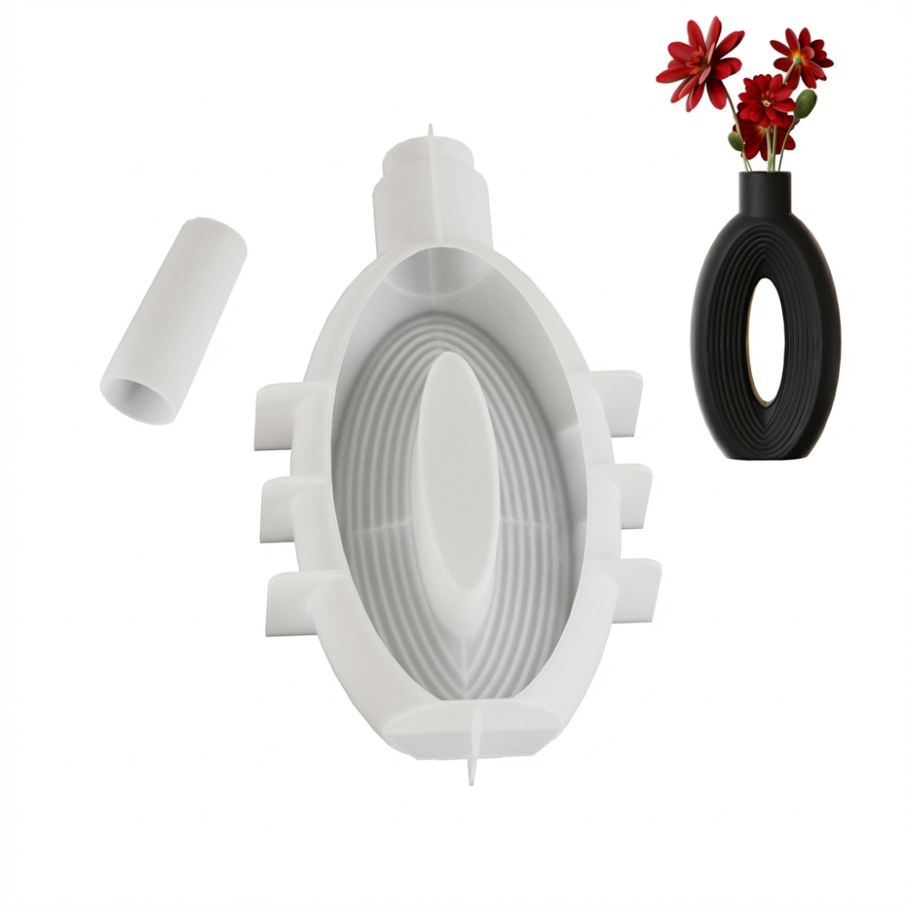 Modern Oval Stripe Silicone Va - Resin Craft Workshop 评论和价格