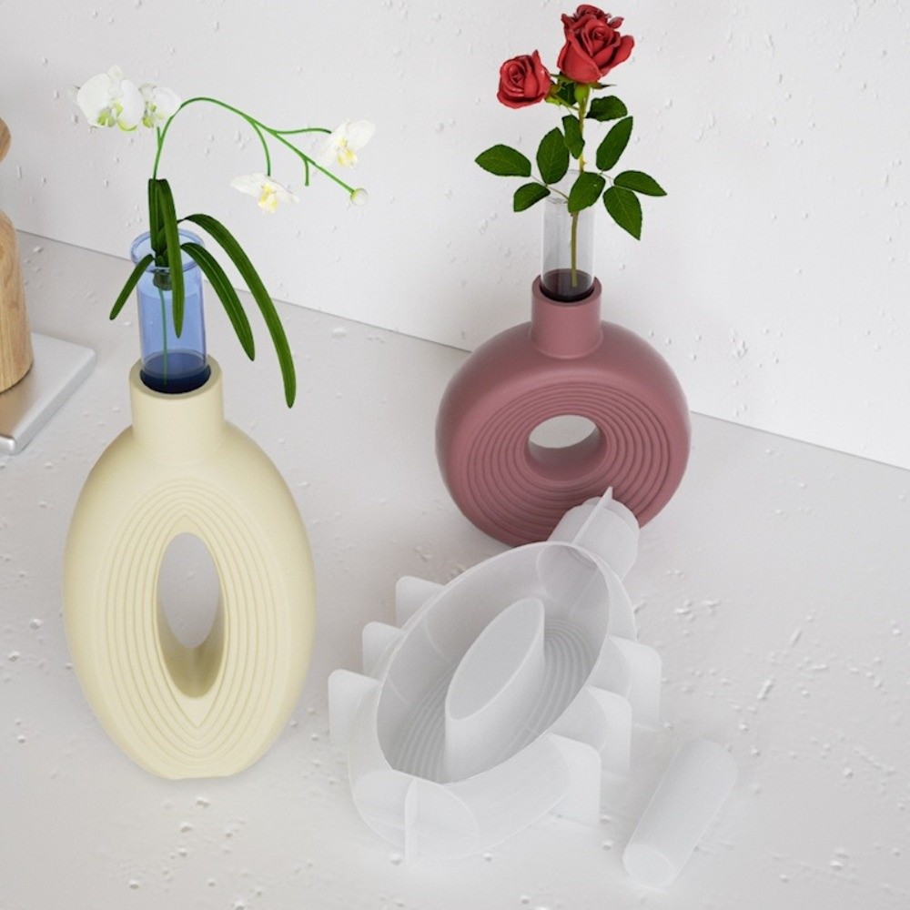 Modern Oval Stripe Silicone Va - Resin Craft Workshop 评论和价格