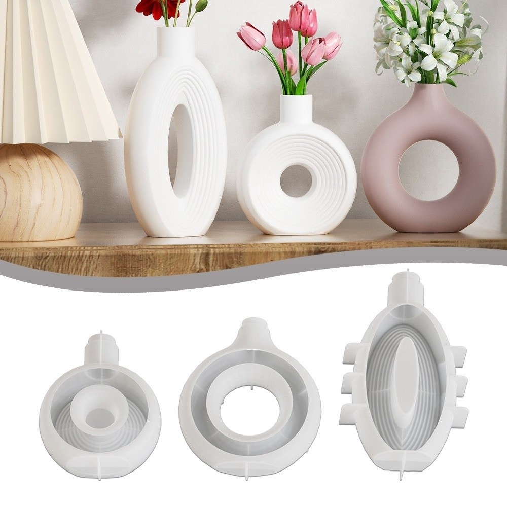 Modern Oval Stripe Silicone Va - Resin Craft Workshop 评论和价格