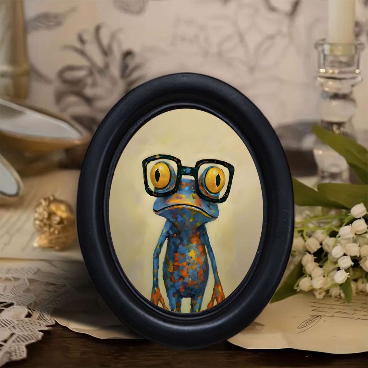 1 Piece of Trendy Frog-Pattern - Resin Craft Ideas 评论和价格